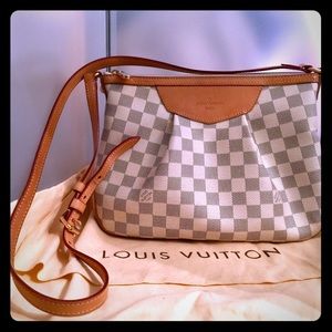 Authentic Louis Vuitton Damier Azur Messenger Bag